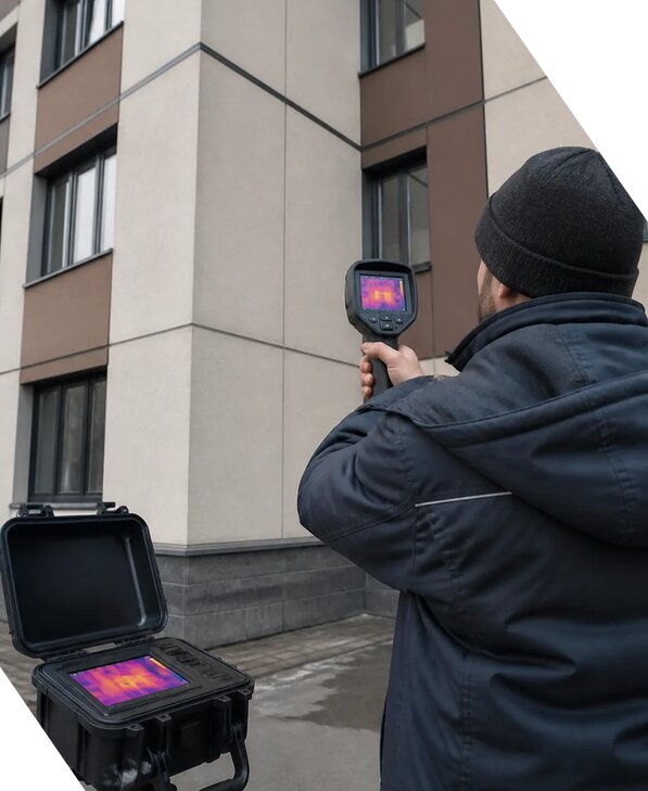 Тепловизионное обследование зданий и сооружений в Заволжье